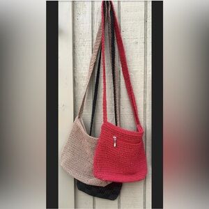 Three Crocheted Purses